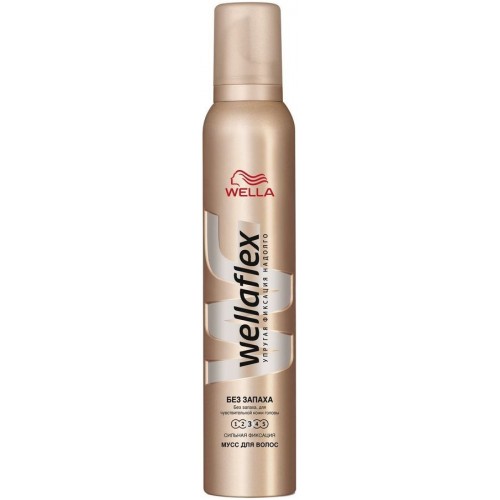 Мусс для волос Wellaflex Без запаха Сильной фиксации (200 мл)
