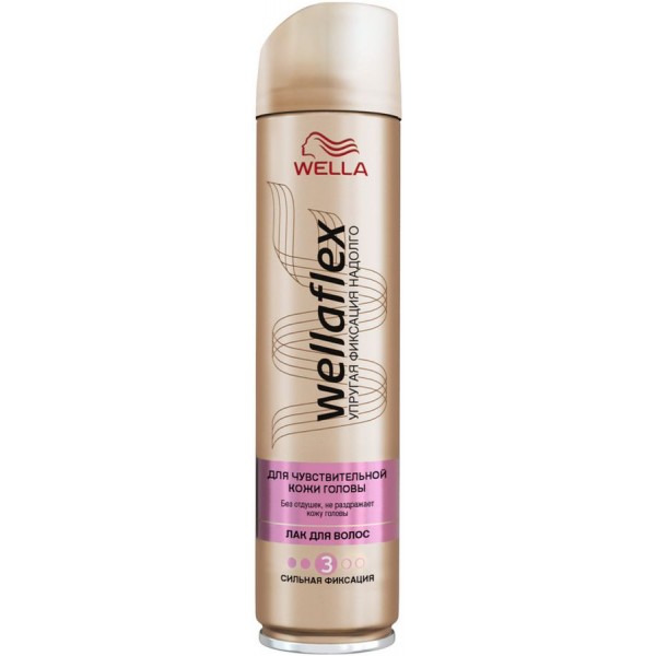 Лак Wellaflex Для чувствительной кожи головы Сильная фиксация (250 мл) Лак Wellaflex Для чувствительной кожи головы Сильная фиксация (250 мл)