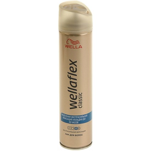 Лак для волос Wellaflex Classic Экстрасильной фиксации (250 мл)