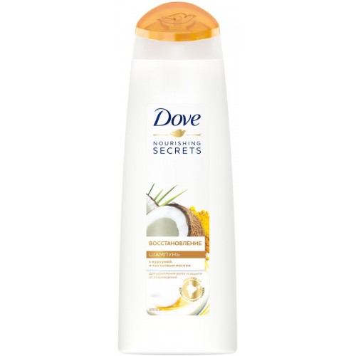 Шампунь Dove Восстановление с куркумой и кокосовым маслом (250 мл)