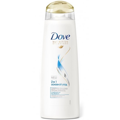Шампунь Dove Hair Therapy Основной уход 2в1 для нормальных волос (380 мл)