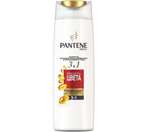 Шампунь Pantene Pro-V  3в1 Яркость цвета (360 мл)