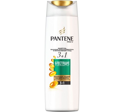 Шампунь Pantene Pro-V 3в1 Блестящие и шелковистые (360 мл)