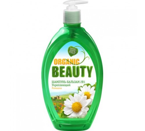 Шампунь-Бальзам Organic Beauty 2в1 Ромашка (1 л)