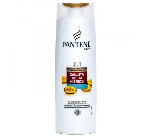 Шампунь Pantene Pro-V 2в1 Защита цвета и блеск (400 мл)