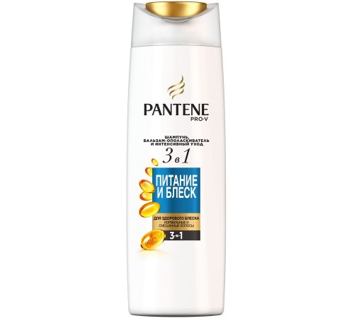 Шампунь Pantene Pro-V 3в1 Питание и блеск (360 мл)