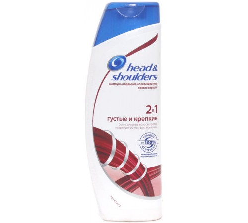 Шампунь Head & Shoulders против перхоти 2в1 Густые и крепкие (400 мл)