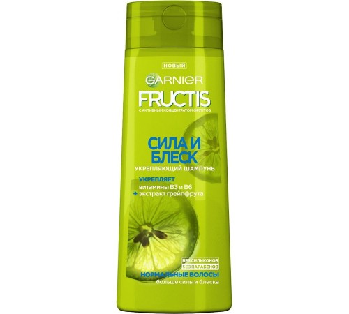 Шампунь Fructis Сила и блеск (400 мл)