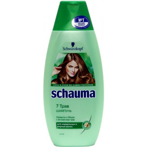 Шампунь Schauma 7 Трав для нормальных и жирных волос (380 мл)
