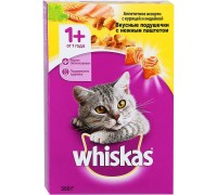 Сухой корм для кошек Whiskas подушечки с паштетом курица/индейка (350 гр)