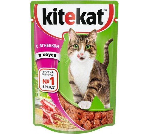 Корм для кошек Kitekat С ягнёнком в соусе (85 гр)