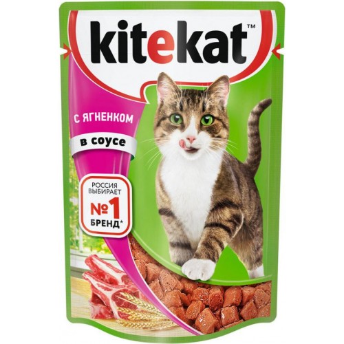 Корм для кошек Kitekat С ягнёнком в соусе (85 гр)