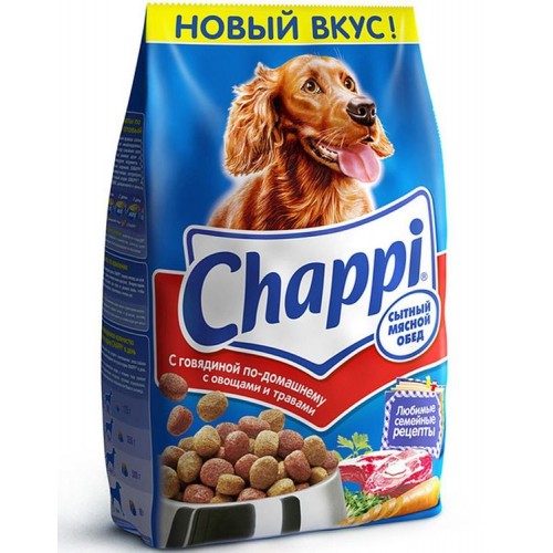 Корм для собак Chappi C говядиной по-домашнему (600 гр)