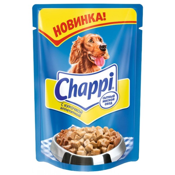 Корм для собак Chappi C аппетитной курочкой (100 гр)