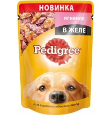 Корм для собак Pedigree Ягненок в желе (100 гр)