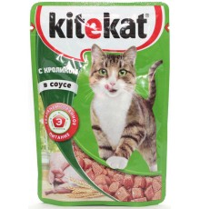 Корм для кошек Kitekat С кроликом в соусе (85 гр)