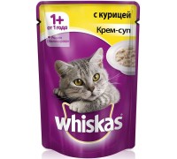 Корм для кошек Whiskas Крем-суп с курицей (85 гр)
