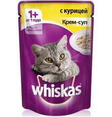 Корм для кошек Whiskas Крем-суп с курицей (85 гр)